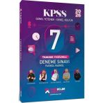 Yediiklim 2026 Kpss Atölye Serisi Genel Yetenek Genel Kültür Fasikül Fasikül 7 Deneme Sınavı Tamamı Çözümlü