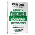Yediiklim 2026 Kpss Coğrafya Çıkmış Sorular Son 11 Yıl Konularına Göre Çözümlü