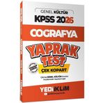 Yediiklim 2026 KPSS Coğrafya Yaprak Test