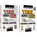 Yediiklim 2026 KPSS DGS ALES YKS 7 Yedi Adımda Sözel + Sayısal Mantık Konu Anlatımlı Soru Bankası 2 li Set Yediiklim Yayınları