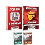 Yediiklim 2026 KPSS Genel Yetenek Genel Kültür ÖSYM Ne Sorar Süper 8+5 Deneme 2 li Set Anla Kazan Deneme