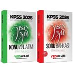 Yediiklim 2026 KPSS Lise Ortaöğretim Ön Lisans İşin Özü Konu + Soru Bankası 2 li Set Yediiklim Yayınları