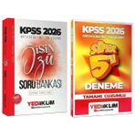 Yediiklim 2026 KPSS Lise Ortaöğretim Ön Lisans İşin Özü Soru Bankası + 5 Deneme 2 li Set Yediiklim Y