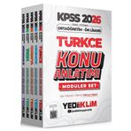 Yediiklim 2026 KPSS Lise Ortaöğretim Ön Lisans Konu Anlatımlı Modüler Set Yediiklim Yayınları