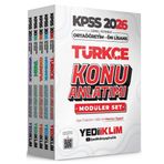 Yediiklim 2026 KPSS Lise Ortaöğretim Ön Lisans Konu Anlatımlı Modüler Set Yediiklim Yayınları
