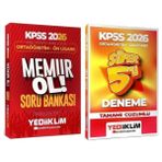 Yediiklim 2026 Kpss Lise Ortaöğretim Ön Lisans Memur Ol Soru Bankası + 5 Deneme 2 Li Set+Anlakazan Paragraf