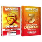 Yediiklim 2026 Kpss Lise Ortaöğretim Ön Lisans Süper Yıldız 5+3 Deneme 2 Li Set+Anlakazan Paragraf