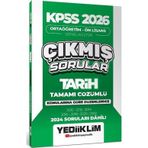 Yediiklim 2026 KPSS Lise Ortaöğretim Ön Lisans Tarih Çıkmış Sorular Konularına Göre Çözümlü Yediiklim Yayınları