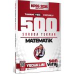 Yediiklim 2026 Kpss Matematik 500 Soruda Tekrar Son Viraj Serisi Çözümlü - Mehmet Bilge Yıldız Yediiklim Yayınları