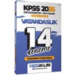 Yediiklim 2026 KPSS Ortaöğretim Ön Lisans Genel Kültür Vatandaşlık Tamamı Çözümlü 14 Deneme