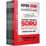 Yediiklim 2026 Kpss Ortaöğretim Ön Lisans Genel Yetenek Genel Kültür Tamamı Çözümlü Modüler Soru Bankası Seti - 2025