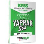 Yediiklim 2026 KPSS Ortaöğretim Ön Lisans Tarih Çek Kopart Yaprak Test