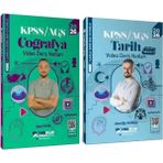 Yediiklim 2026 KPSS Tarih ve Coğrafya Atölye Video Ders Notları Seti 2 Kitap