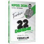 Yediiklim 2026 KPSS Türkçe 22 Deneme Çözümlü - Mustafa Onur Bozkuş Yediiklim Yayınları
