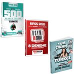 Yediiklim 2026 Kpss Türkçe 500 Soruda Genel Tekrar Kampı & KPSS ÖSYM NE SORAR 8 Deneme & KPSS Türkçe Çıkmış Sorular Seti