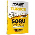 Yediiklim 2026 KPSS Türkçe Bumerang Soru Bankası Çözümlü