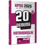 Yediiklim 2026 Kpss Vatandaşlık 20 Deneme Çözümlü