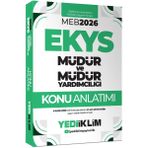 Yediiklim 2026 MEB EKYS Müdür Ve Müdür Yardımcılığı Konu Anlatımı