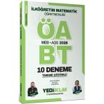 Yediiklim 2026 Öabt Meb-Ags Ilköğretim Matematik Öğretmenliği 10 Deneme Çözümlü - Enis Avcı, Hakan Efe Yediiklim Yayınları