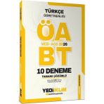 Yediiklim 2026 ÖABT MEB-AGS Türkçe Öğretmenliği 10 Deneme Çözümlü Yediiklim Yayınları