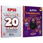 Yediiklim + Deli Defteri 2026 KPSS Vatandaşlık Atölye Soru Bankası + 20 Deneme 2 li Set - Yasin Yıldız Yediiklim + Deli