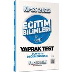 Yediiklim Yayınları 2022 KPSS Eğitim Bilimleri Ölçme ve Değerlendirme Çek Kopart Yaprak Test