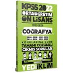 Yediiklim Yayınları 2022 Kpss Ortaöğretim Ön Lisans Genel Kültür Coğrafya Konularına Göre Tamamı Çözümlü Çıkmış Sorular