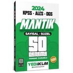 Yediiklim Yayınları - 2024 KPSS ALES DGS Mantık Sayısal Sözel Tamamı Çözümlü 50 Deneme