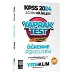 Yediiklim Yayınları 2024 KPSS Eğitim Bilimleri Öğrenme Psikolojisi Çek Kopart Yaprak Test