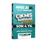 Yediiklim Yayınları - 2024 KPSS Eğitim Bilimleri Son 4 Yıl Tamamı Çözümlü Çıkmış Sorular