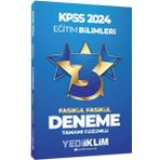 Yediiklim Yayınları 2024 KPSS Eğitim Bilimleri Tamamı Çözümlü 3 Yıldız Fasikül Deneme