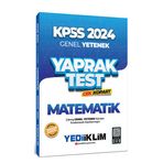 Yediiklim Yayınları 2024 KPSS Genel Yetenek Matematik Çek Kopart Yaprak Test