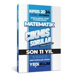Yediiklim Yayınları - 2024 KPSS Genel Yetenek Matematik Konularına Göre Tamamı Çözümlü Son 11 Yıl Çıkmış Sorular
