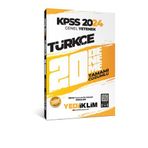 Yediiklim Yayınları 2024 KPSS Genel Yetenek Türkçe Tamamı Çözümlü 20 Deneme