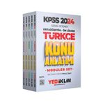 Yediiklim Yayınları 2024 KPSS Ortaöğretim Ön Lisans Genel Yetenek Genel Kültür Konu Anlatımlı Modüler Set