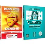Yediiklim Yayınları 2024 Kpss Türkçe Soru Bankası - 2026 Kpss Ortaöğretim-Önlisans Çözümlü Süper 5 Deneme