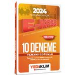Yediiklim Yayınları 2024 Tüm Adaylar İçin EKPSS Tamamı Çözümlü 10 Deneme