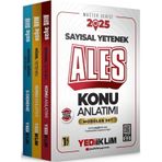 Yediiklim Yayınları 2025 Ales Sayısal Sözel Yetenek Konu Anlatımı Ve 5 Deneme Modüler Set 3 Cilt