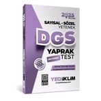 Yediiklim Yayınları 2025 Dgs Sayısal Sözel Yetenek Çek Kopart Yaprak Test