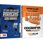 Yediiklim Yayınları 2025 KPSS Bumerang Coğrafya - AKM Paragraf Soru Bankası 2'li Set