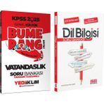Yediiklim Yayınları 2025 KPSS Bumerang Vatandaşlık - AKM Dil Bilgisi Soru Bankası 2'li Set