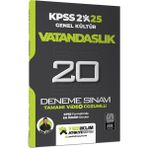 Yediiklim Yayınları 2025 KPSS Genel Kültür Atölye Serisi Vatandaşlık Tamamı Video Çözümlü 20 Deneme Sınavı - Yasin Yıldız