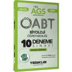 Yediiklim Yayınları 2025 Meb Ags Öabt Biyoloji Öğretmenliği Tamamı Çözümlü 10 Deneme Sınavı - Tür