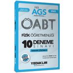 Yediiklim Yayınları 2025 MEB AGS ÖABT Fizik Öğretmenliği Tamamı Çözümlü 10 Deneme Sınavı