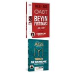 Yediiklim Yayınları 2025 MEB AGS ÖABT Tarih Beyin Fırtınası (Soru-Cevap)-KAYI Tarih Tamamı Çözümlü 30 Deneme-2 KİTAP-SET