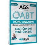 Yediiklim Yayınları 2025 Meb Ags Öabt Türk Dili ve Edebiyatı Öğretmenliği Eski Türk Dili Yeni Türk Dili Konu Anlatımı - Faruk Karaaslan