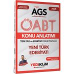 Yediiklim Yayınları 2025 Meb Ags Öabt Türk Dili ve Edebiyatı Öğretmenliği Yeni Türk Edebiyatı Konu Anlatımı - Faruk Karaaslan
