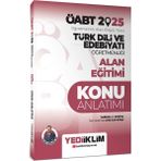 Yediiklim Yayınları 2025 ÖABT Türk Dili ve Edebiyatı Öğretmenliği Alan Eğitimi Konu Anlatımı