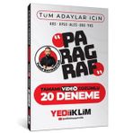 Yediiklim Yayınları 2026 AGS KPSS ALES DGS YKS Tüm Adaylar İçin Paragraf Tamamı Video Çözümlü 20 Deneme