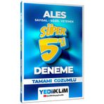 Yediiklim Yayınları 2026 ALES Sayısal - Sözel Yetenek Tamamı Çözümlü Süper 5`li Deneme